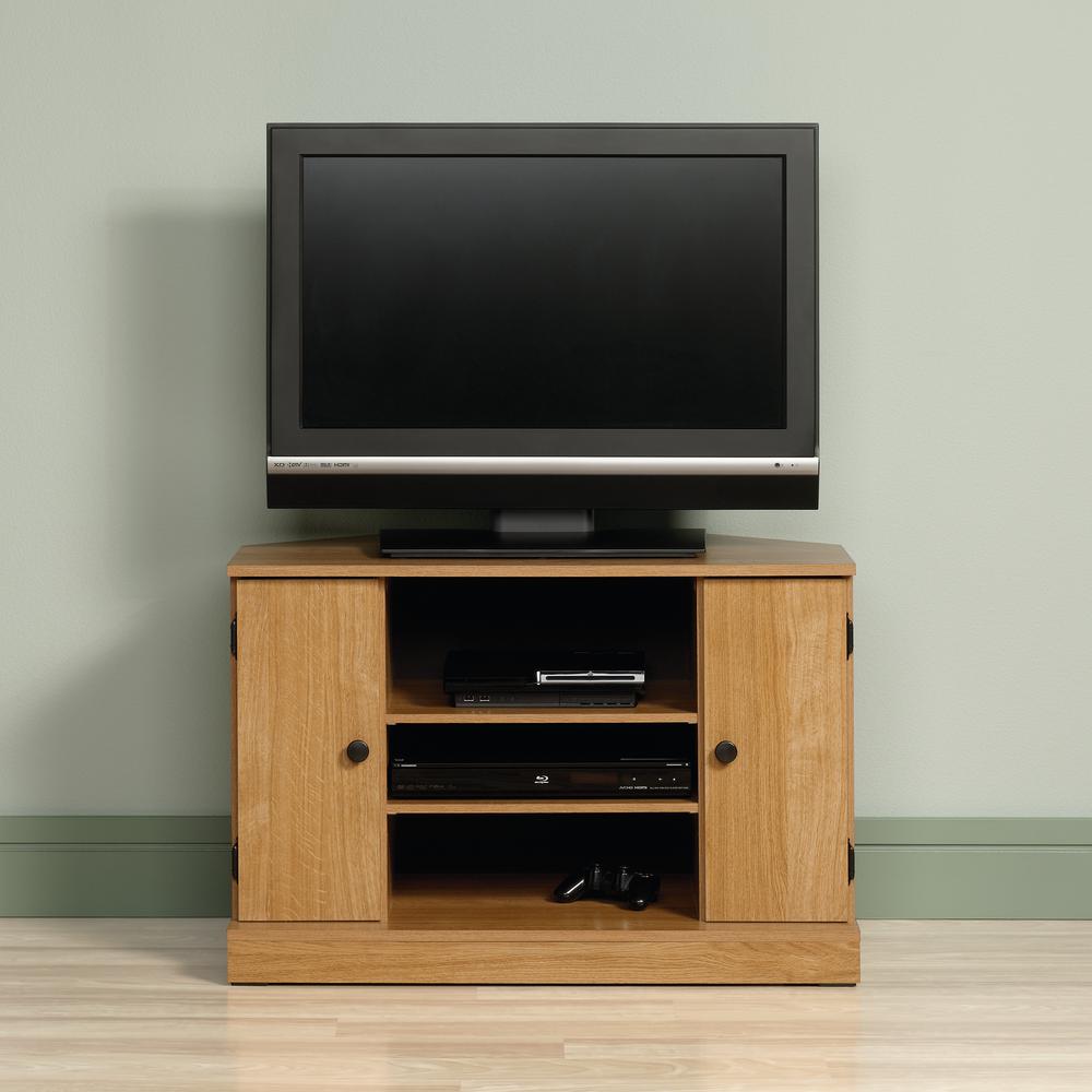 Sauder Beginnings Highland Oak Storage Entertainment Center 412996