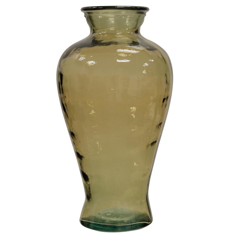 StyleCraft Translucent Blue Curved Glass Vase was $66.99 now $27.12 (60.0% off)