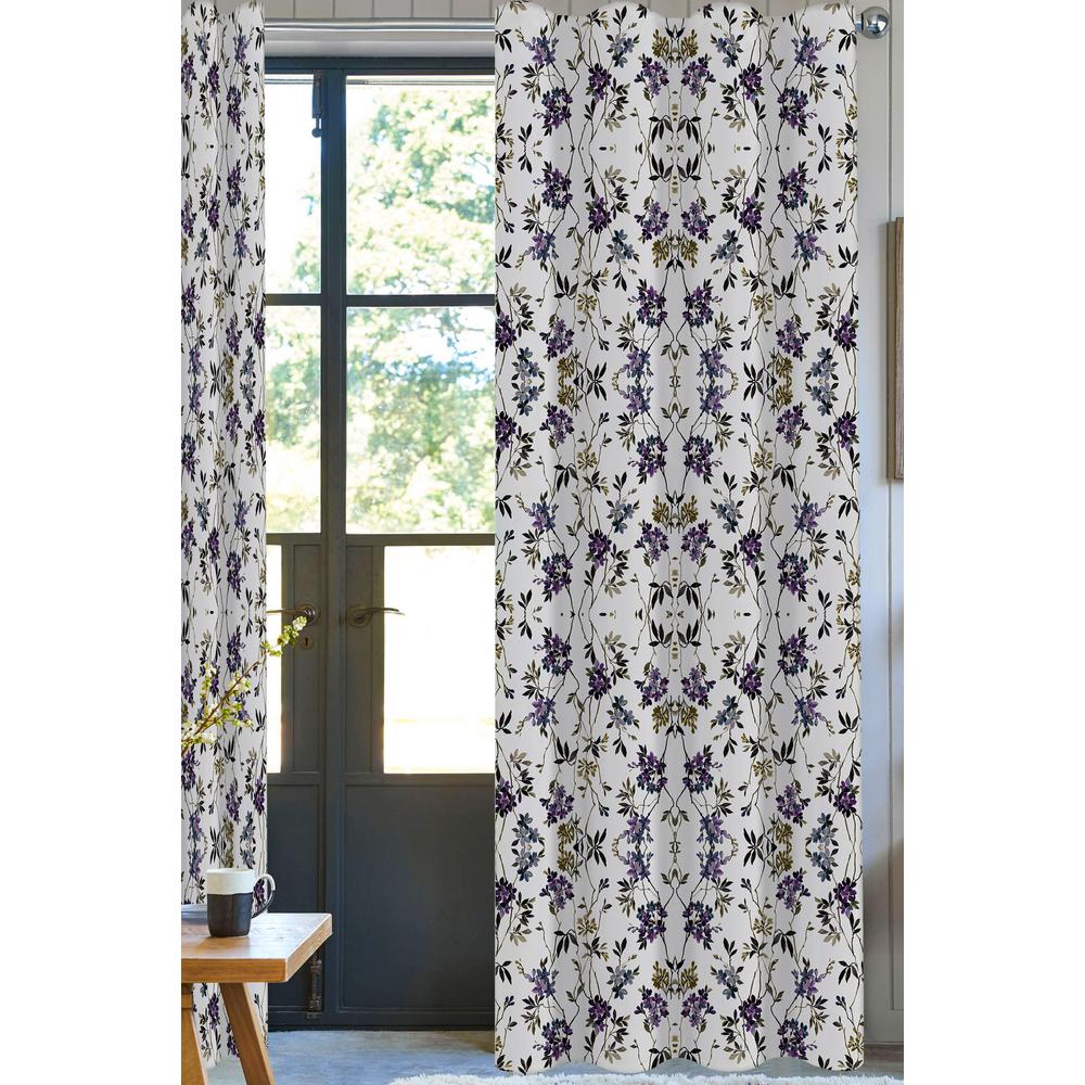 A1 Home Collections Damask Light Filtering Drapery Panel In Mint