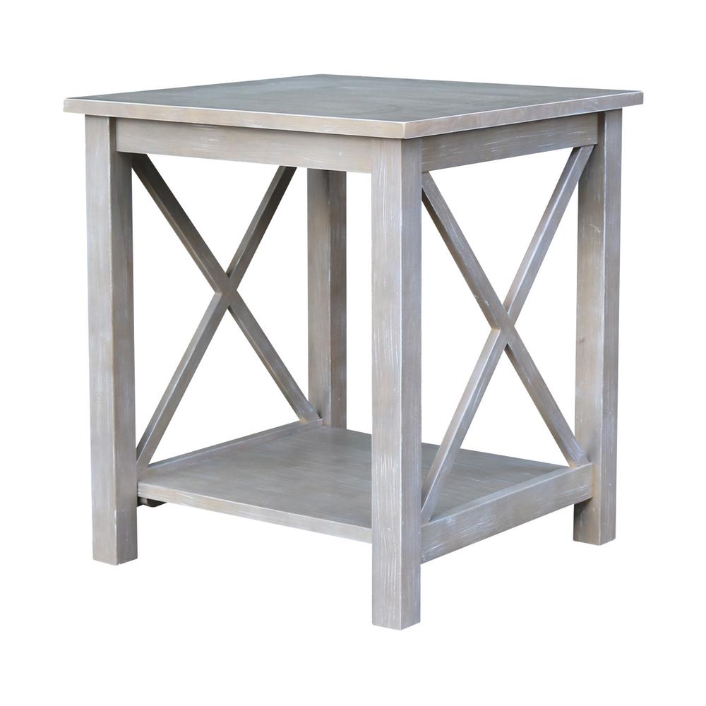 gray end table