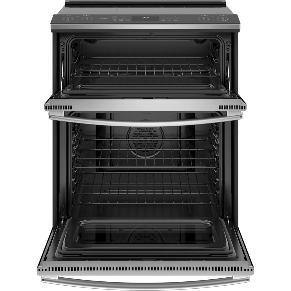 Ge Profile 6 Cu Ft Smart Slide In Double Oven Electric Range Double Oven Electric Range