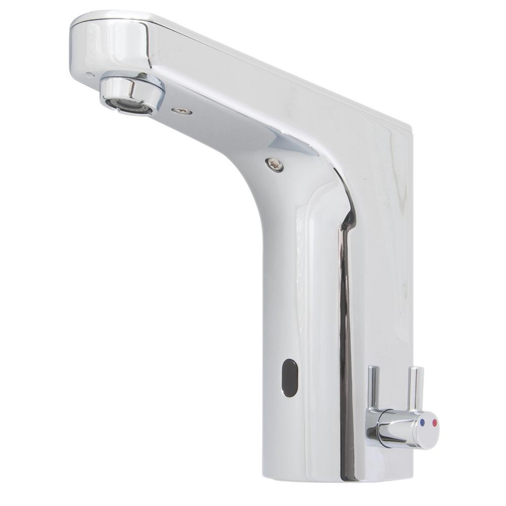 Deck Plate Polished Chrome Speakman S-8720-CA-E SensorFlo Classic Battery-Powered Lavatory Sensor Faucet with 8 in