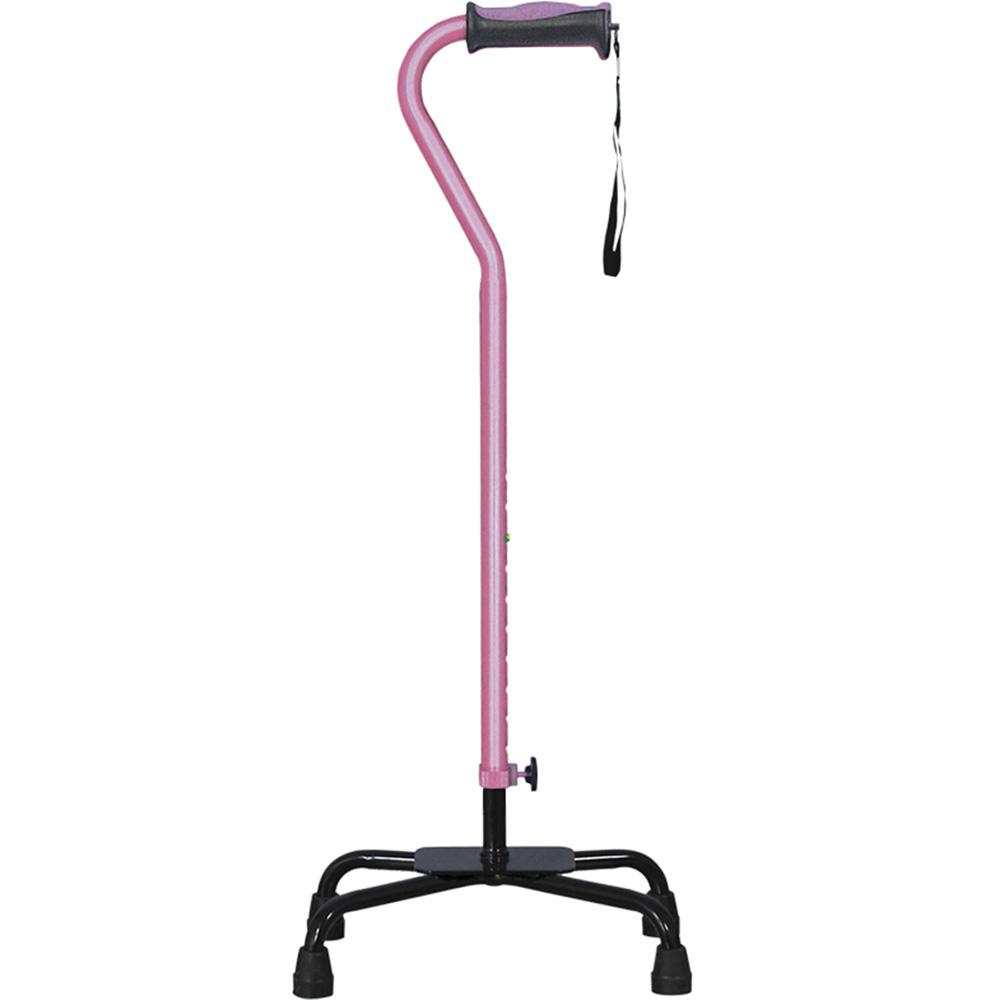 Hugo Mobility Adjustable Quad Cane For Right Or Left Hand Use