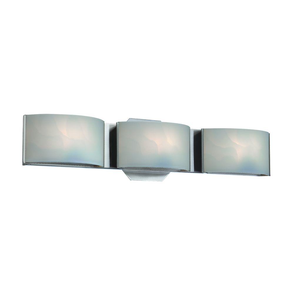 Eurofase Dakota Collection 3 Light Chrome Led Bath Bar 30090 Eurofase Dakota Collection 3 Light Chrome Led Bath Bar