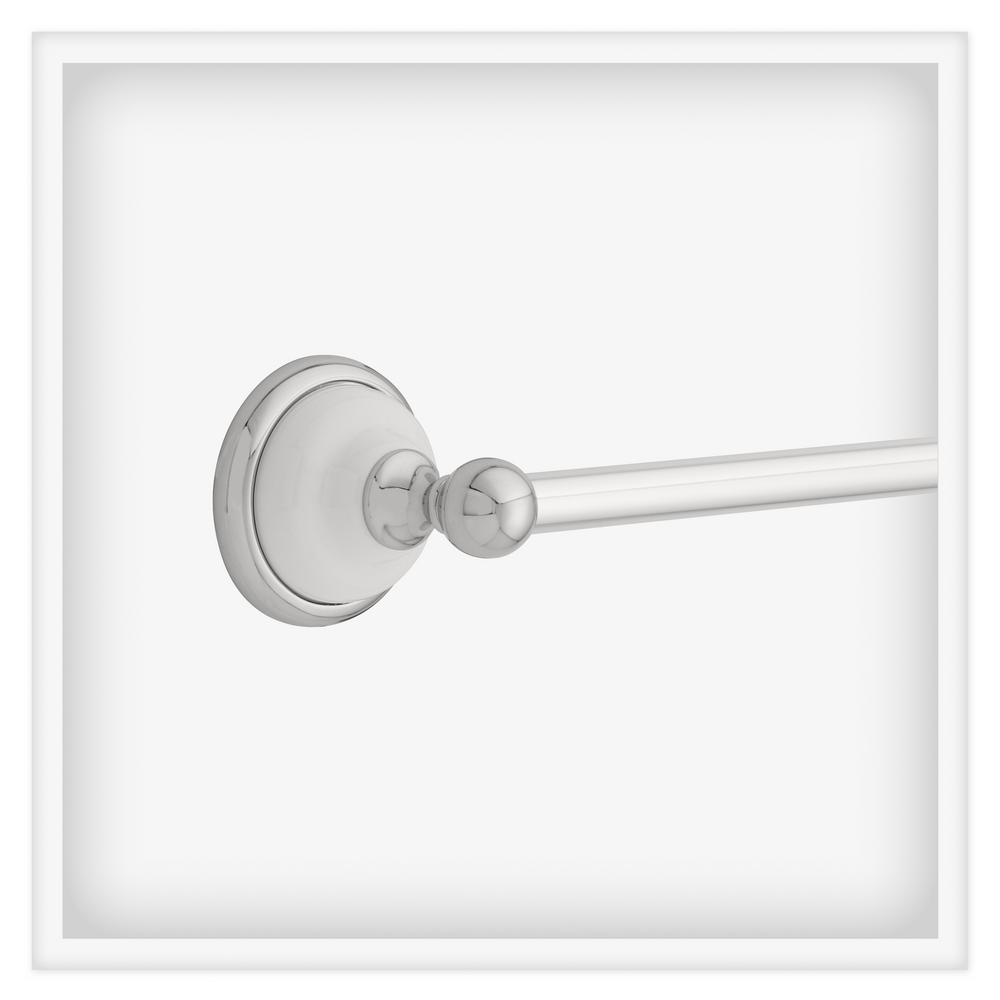 Croydex Maine 23.62 in. Towel Bar in White WoodWA972622YW The Home Depot