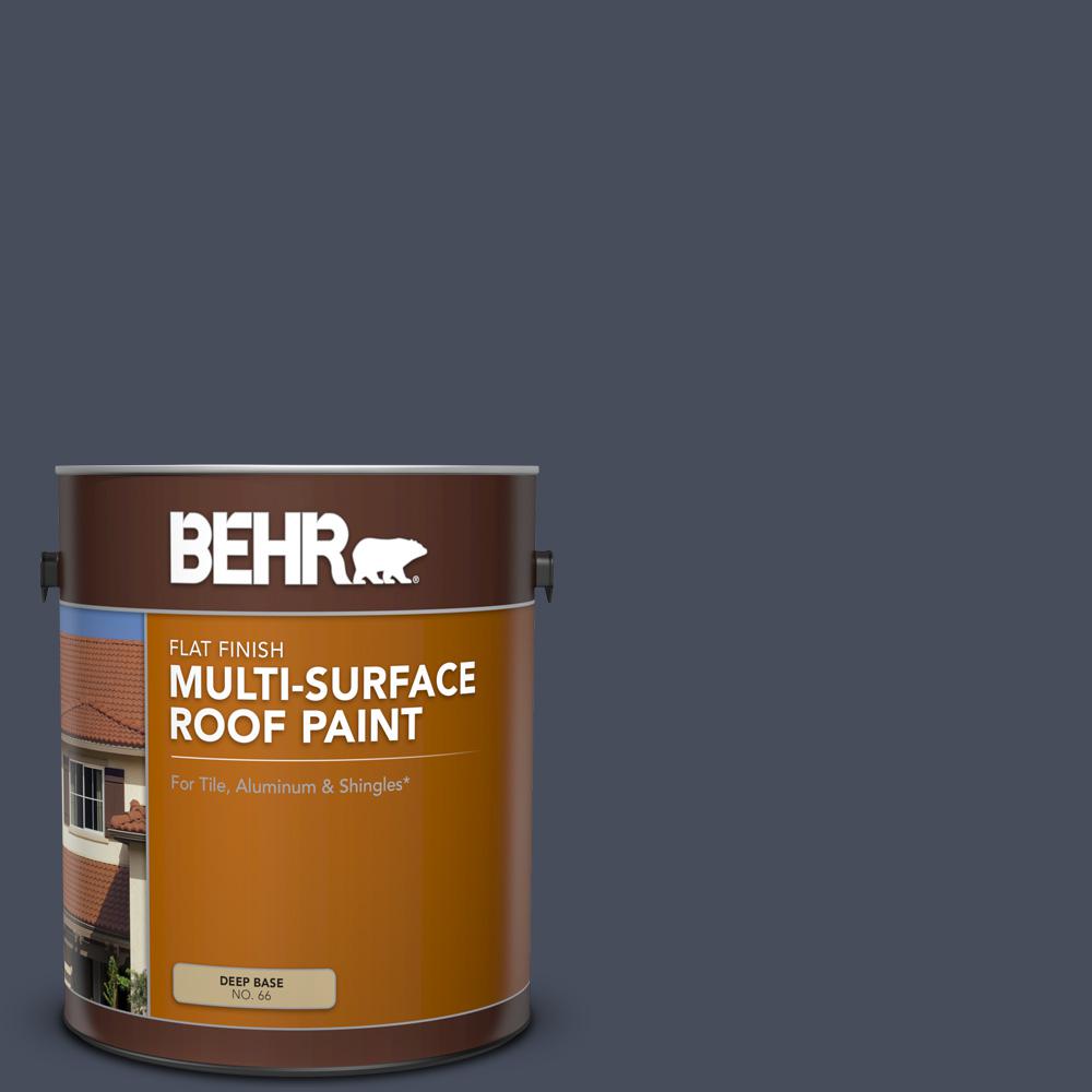 BEHR 1 gal. S5107 Dark Denim Flat MultiSurface Exterior