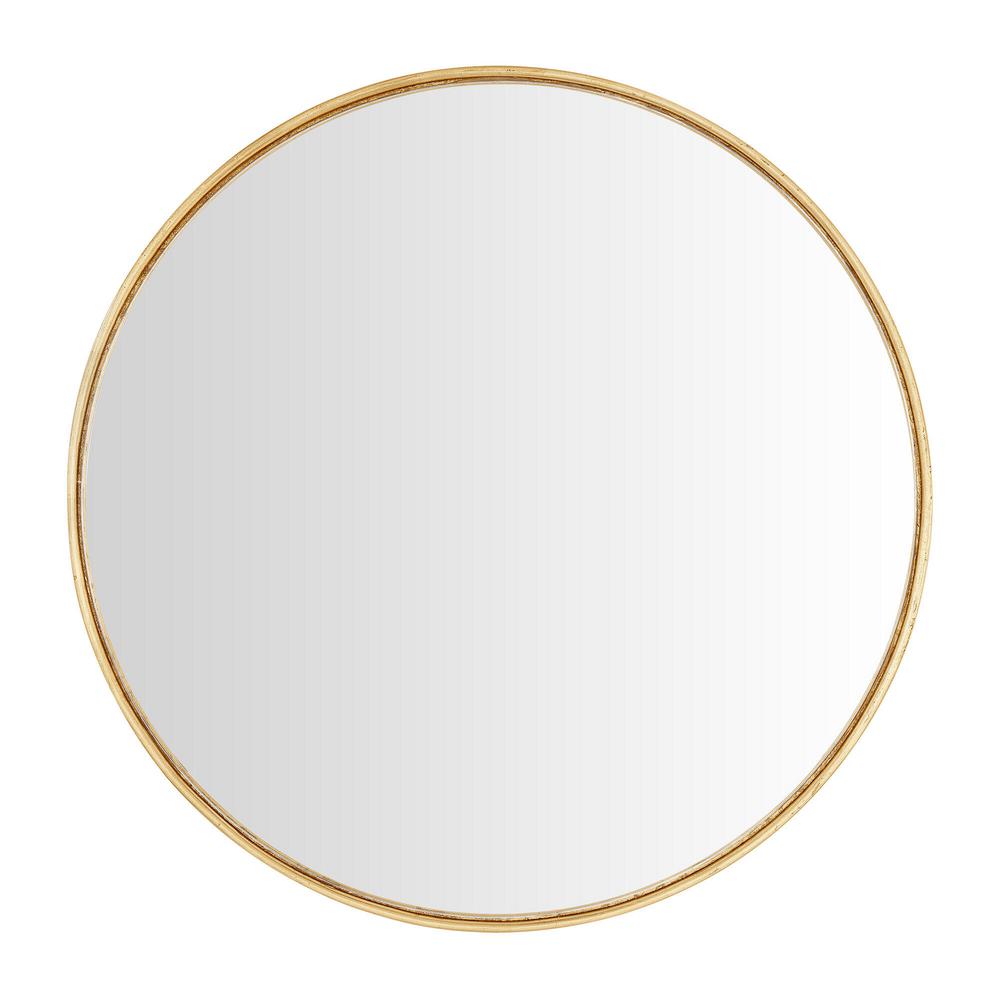 Home Decorators Collection 24 in. Diameter Round Framed Gold Convex Accent Mirror was $149.0 now $71.23 (52.0% off)
