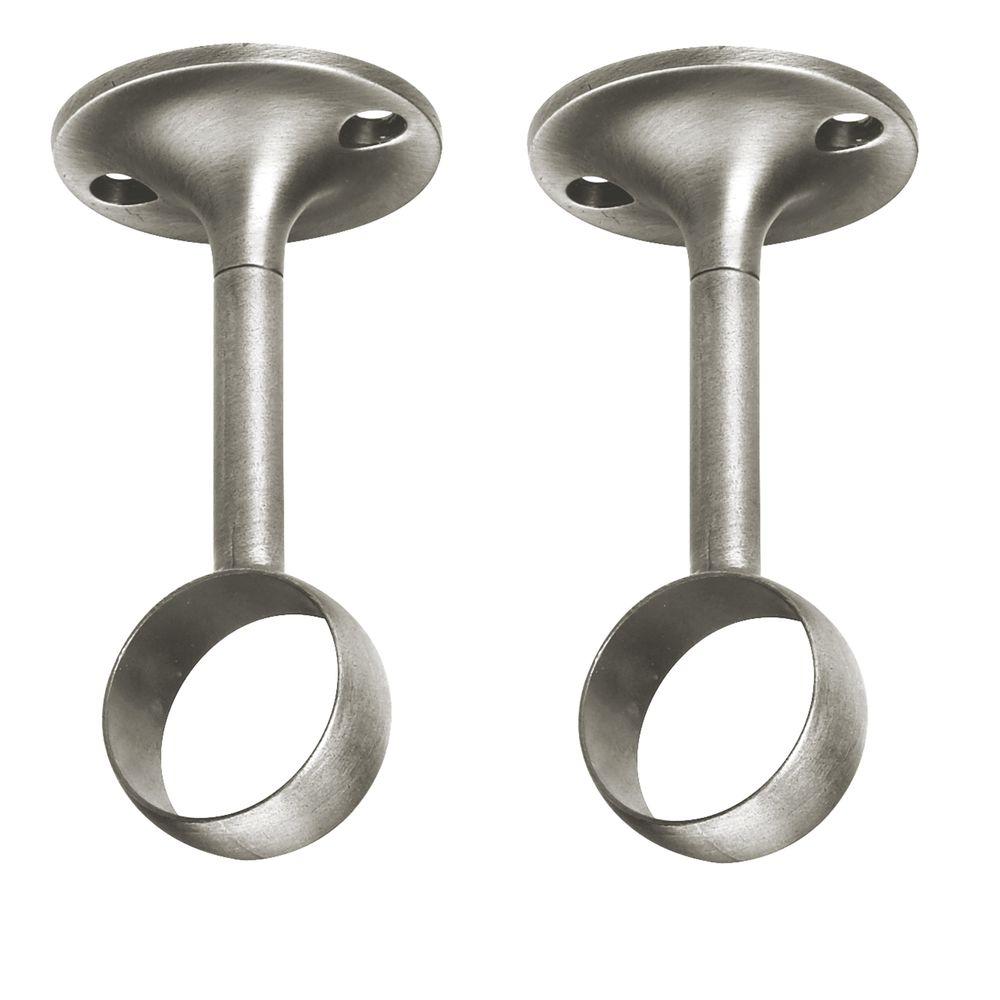Umbra Curtain Rod Brackets Curtain Hardware The Home Depot