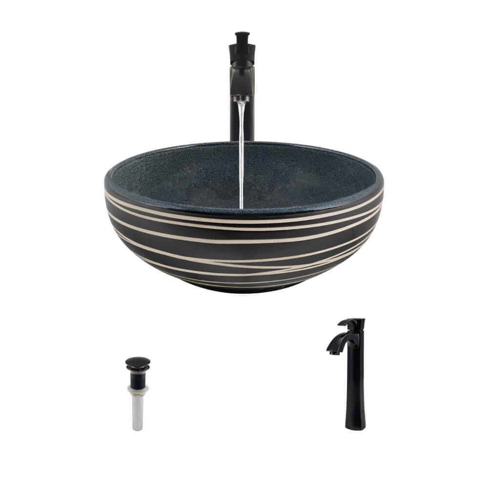 Blue Vessel Sinks Bathroom Sinks The Home Depot