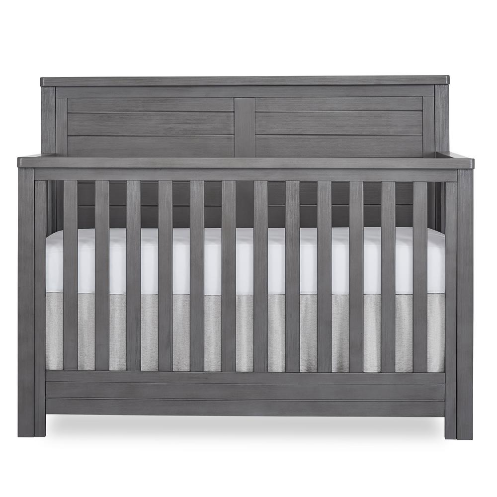 rustic grey crib and dresser set