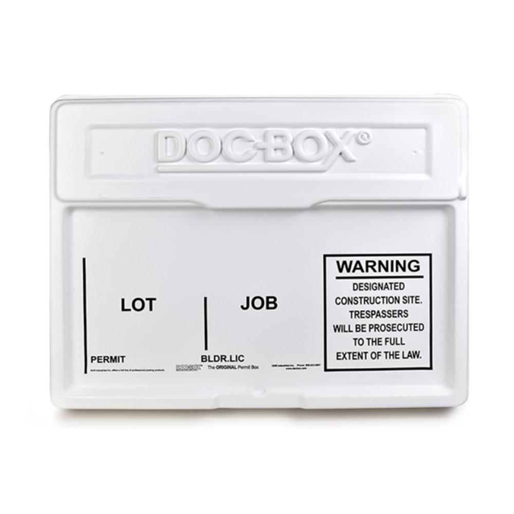 DOCBOX 21 in. x 27 in. x 4 in. Outdoor/Indoor Standard Posting Permit