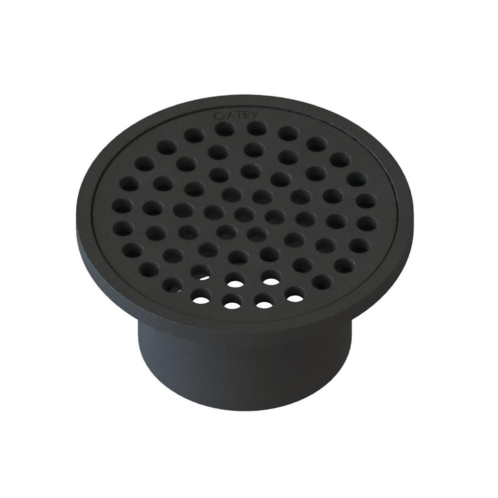 3 ID Zurn CO2400-PV3 PVC Floor Cleanout with Cast Iron Top