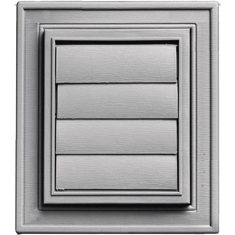 Builders Edge Square Exhaust Siding Vent #016-Gray-140147079016 - The