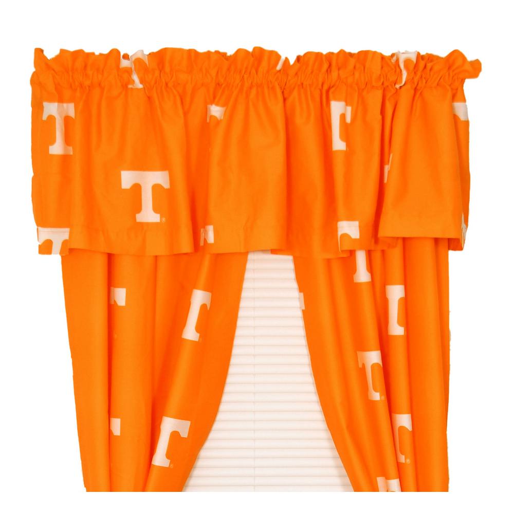 42 x 63 College Covers Syracuse Orange 63 Curtain Panels Set with Tiebacks Team Colors