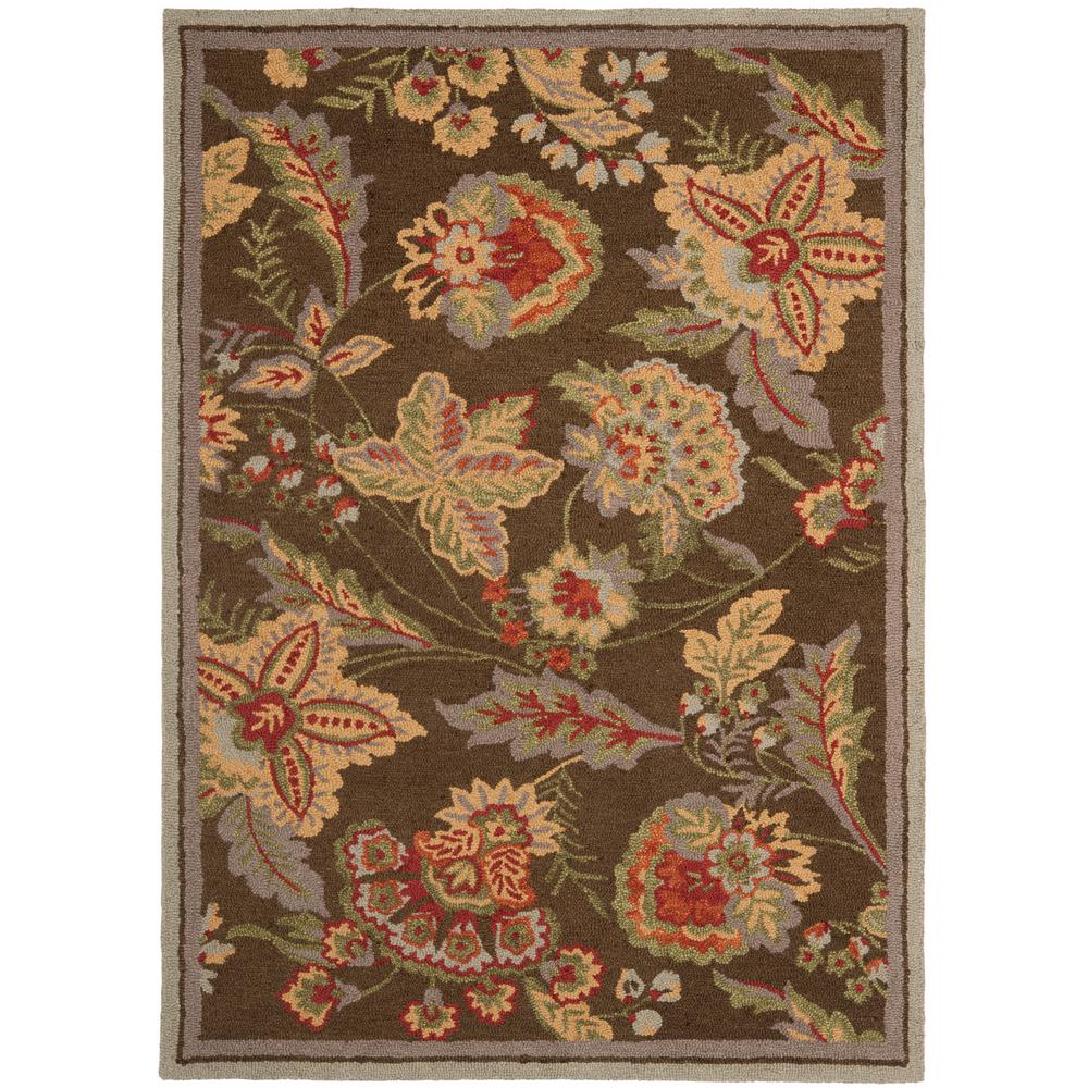 Safavieh Blossom Brown 5 Ft X 7 Area Rug Blm551b 57 The Home Safavieh Blossom Brown 5 Ft X 7 Area Rug