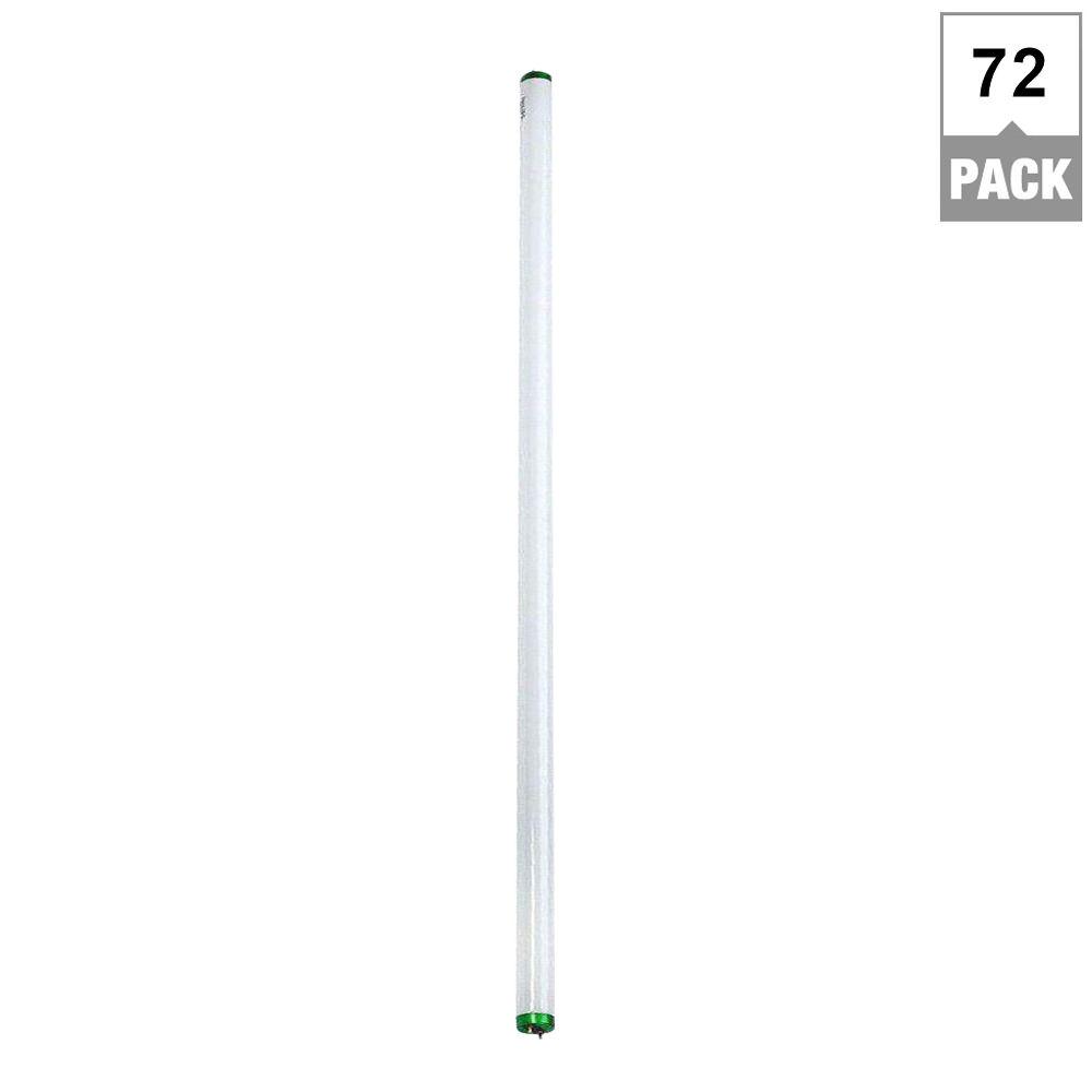 Philips 4 ft. 32-Watt Linear T8 Fluorescent Light Bulb, Soft White (72-Pack) by Philips
