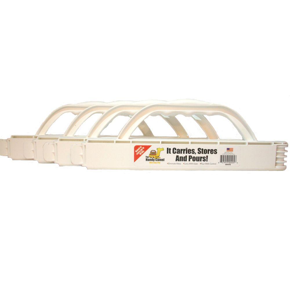 Command Clear Flat Cord Clips with Clear Strips (4clips, 5strips