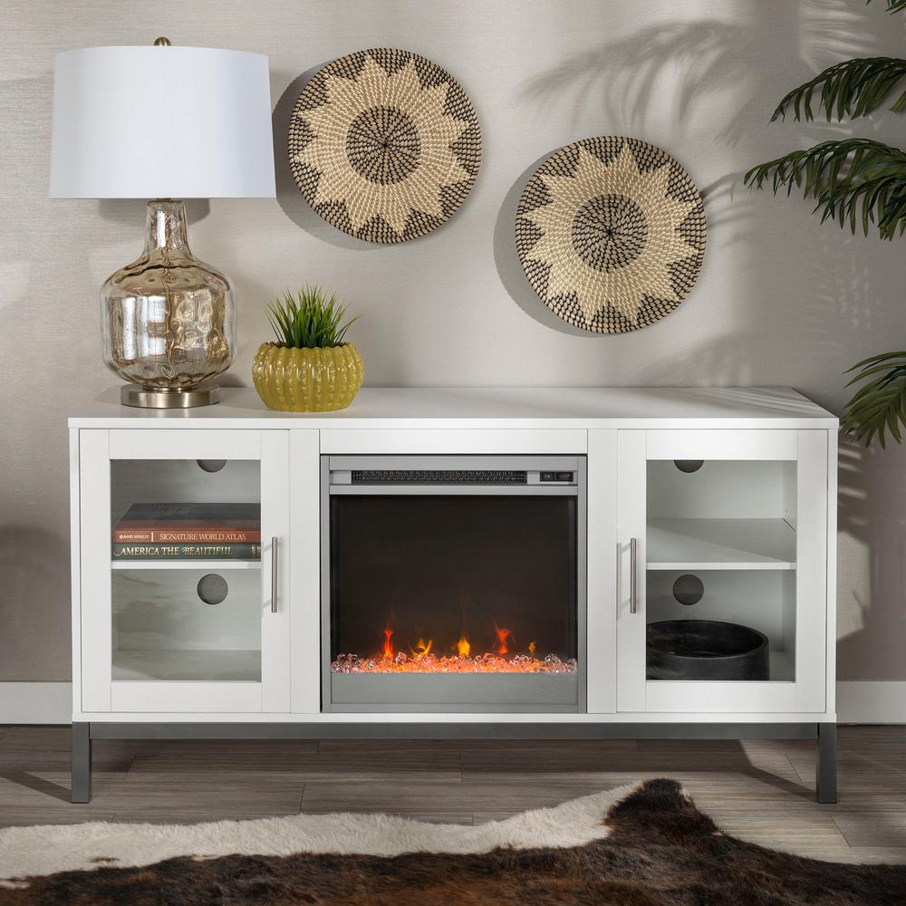 White Best Rated Fireplace Tv Stands Electric Fireplaces