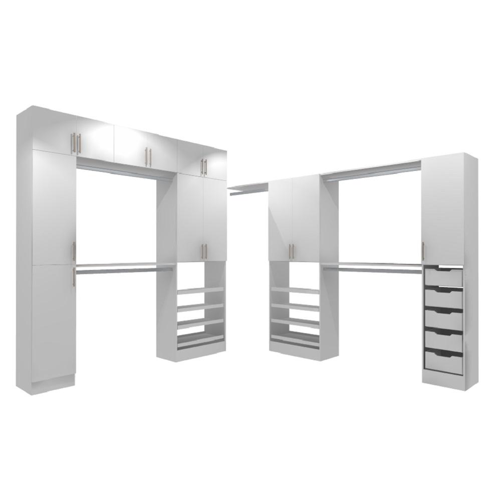 Wood Closet Systems The Home Depot Horizon