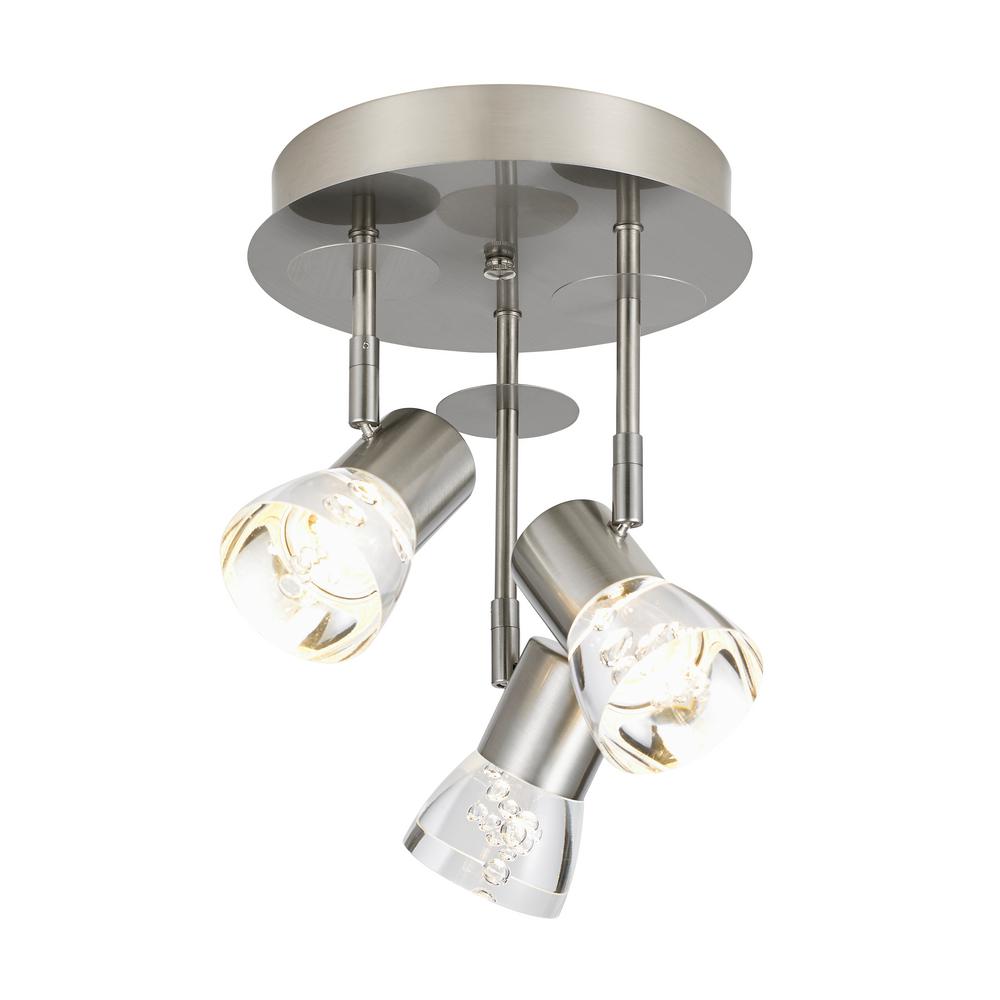 Catalina Lighting 3 Light Chrome Integrated Led Track Kit Canopy Catalina Lighting 3 Light Chrome Integrated Led Track Kit Canopy