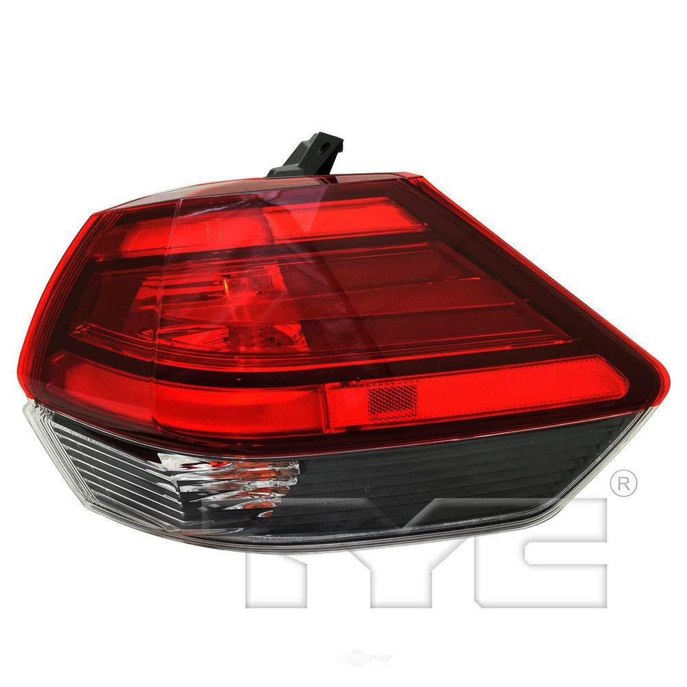 Tyc Tail Light Assembly 2017 Nissan Rogue 2 0l 2 5l 11 6973 00 1 The Home Depot