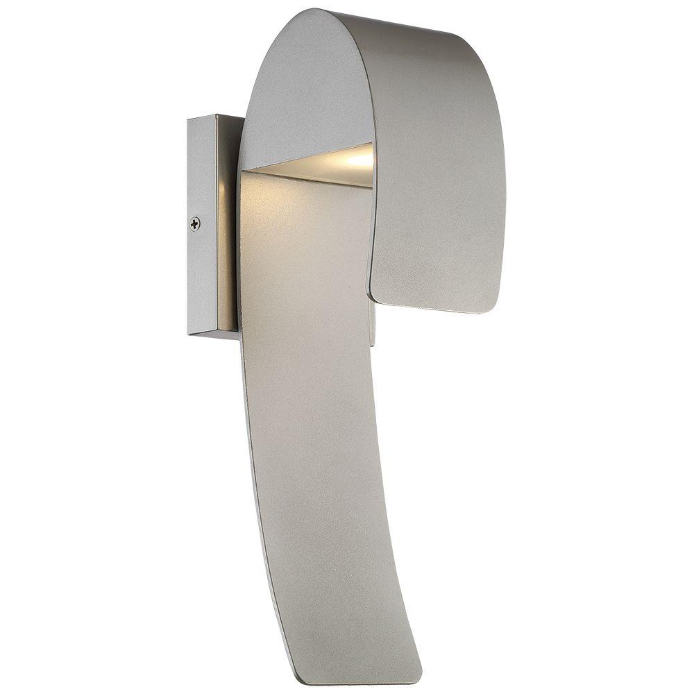 Good Lumens By Madison Avenue Outdoor Wall Mounted Lighting Silver Outdoor Led Wall Mount Lantern