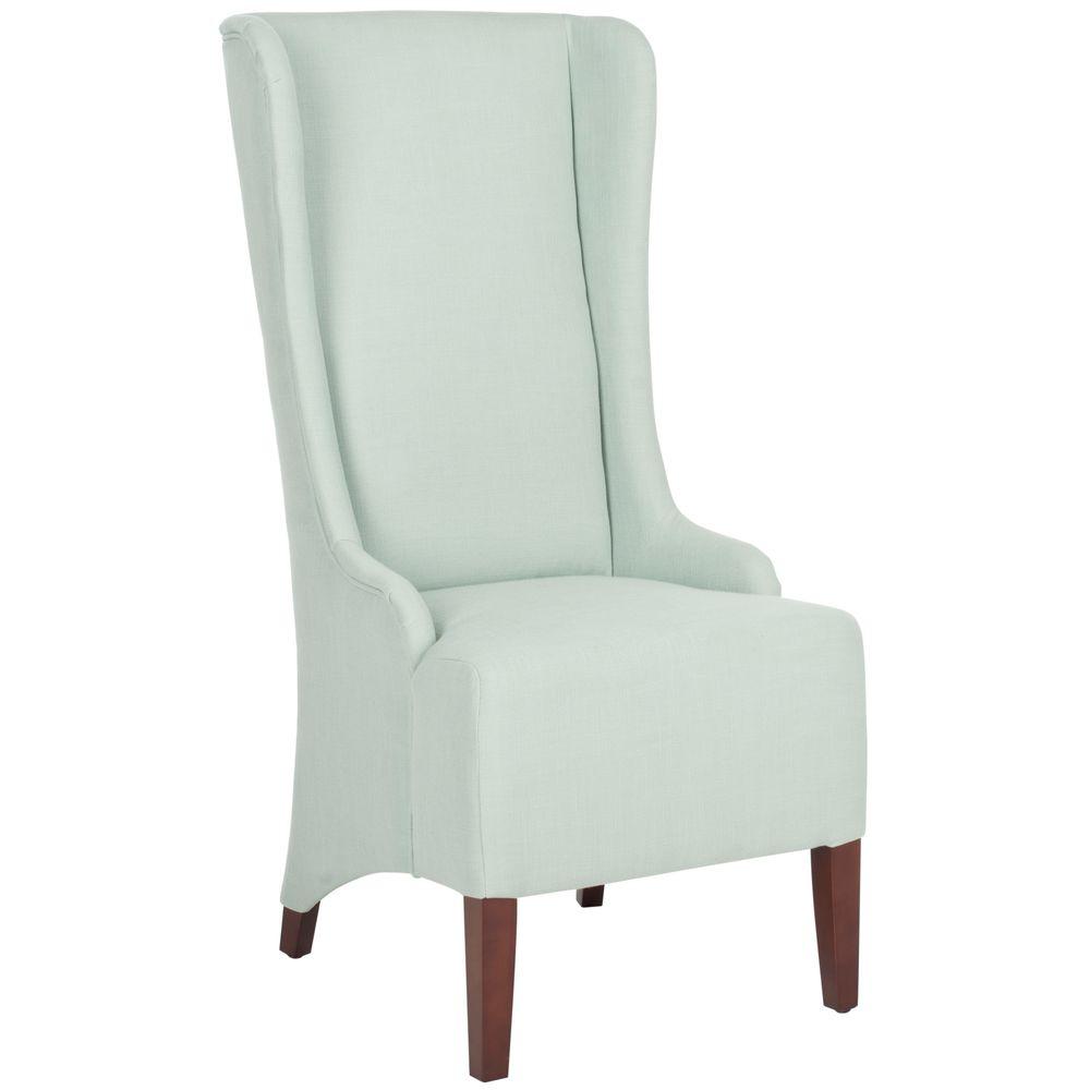 Safavieh Bacall Seafoam Green Cotton Blend Dining Chair Mcr4501j