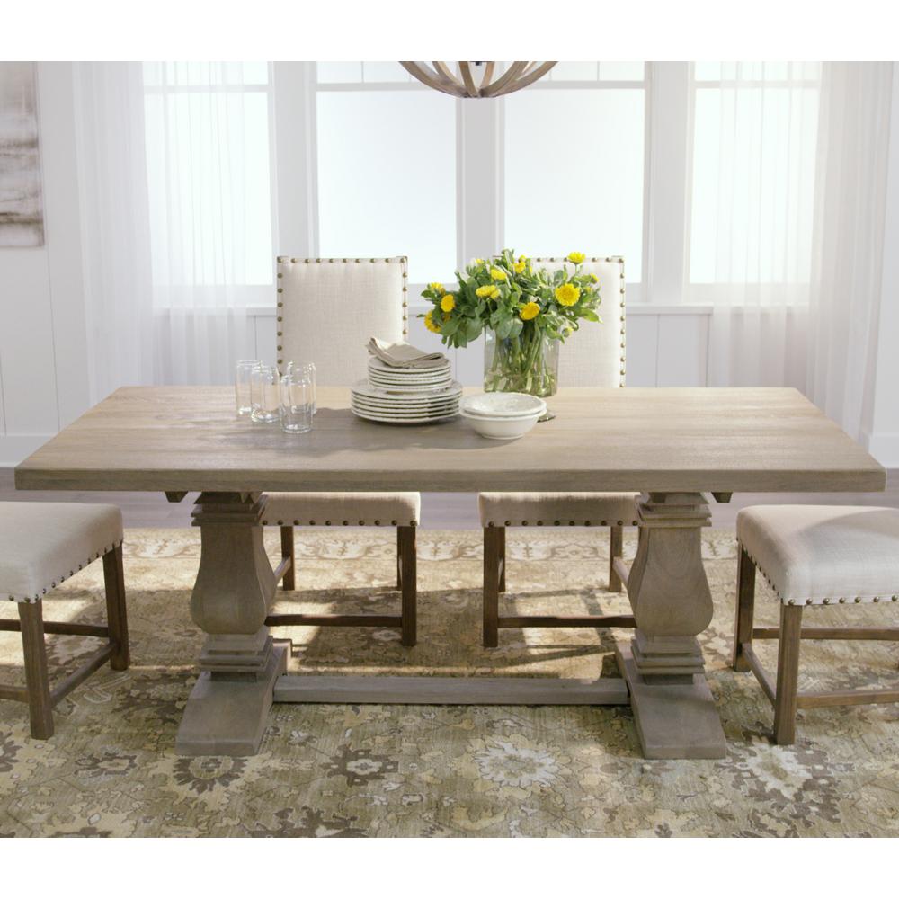 Home Decorators Collection Aldridge Antique Grey Rectangular Dining