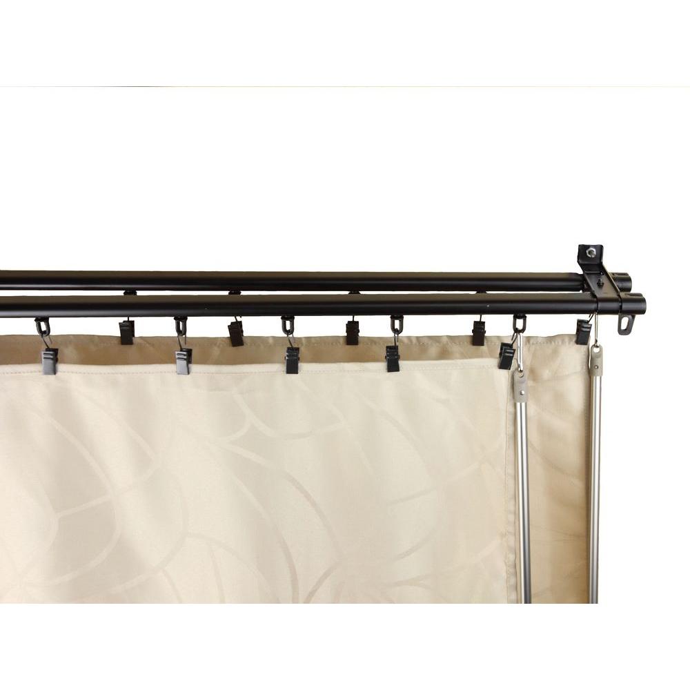 Rod Desyne 66 In 120 Armor Adjule Baton Draw Track Double Rod Desyne 66 In 120 Armor Adjule Baton Draw Track Double Curtain