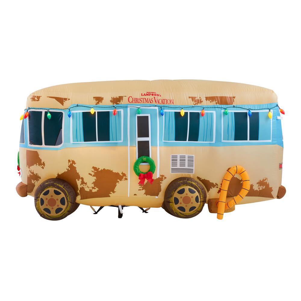 Warner Brothers 4 ft. Inflatable NLCV RV with Light String118708 The