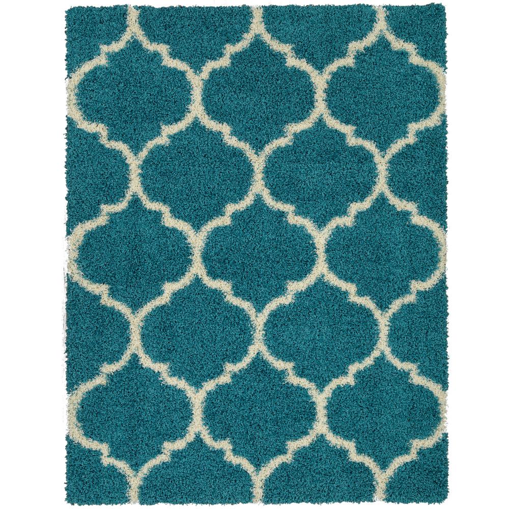 Lifestyle Gy Collection Turquoise 5 Ft X 7 Trellis Lifestyle Gy Collection Turquoise 5 Ft X 7 Trellis Area Rug