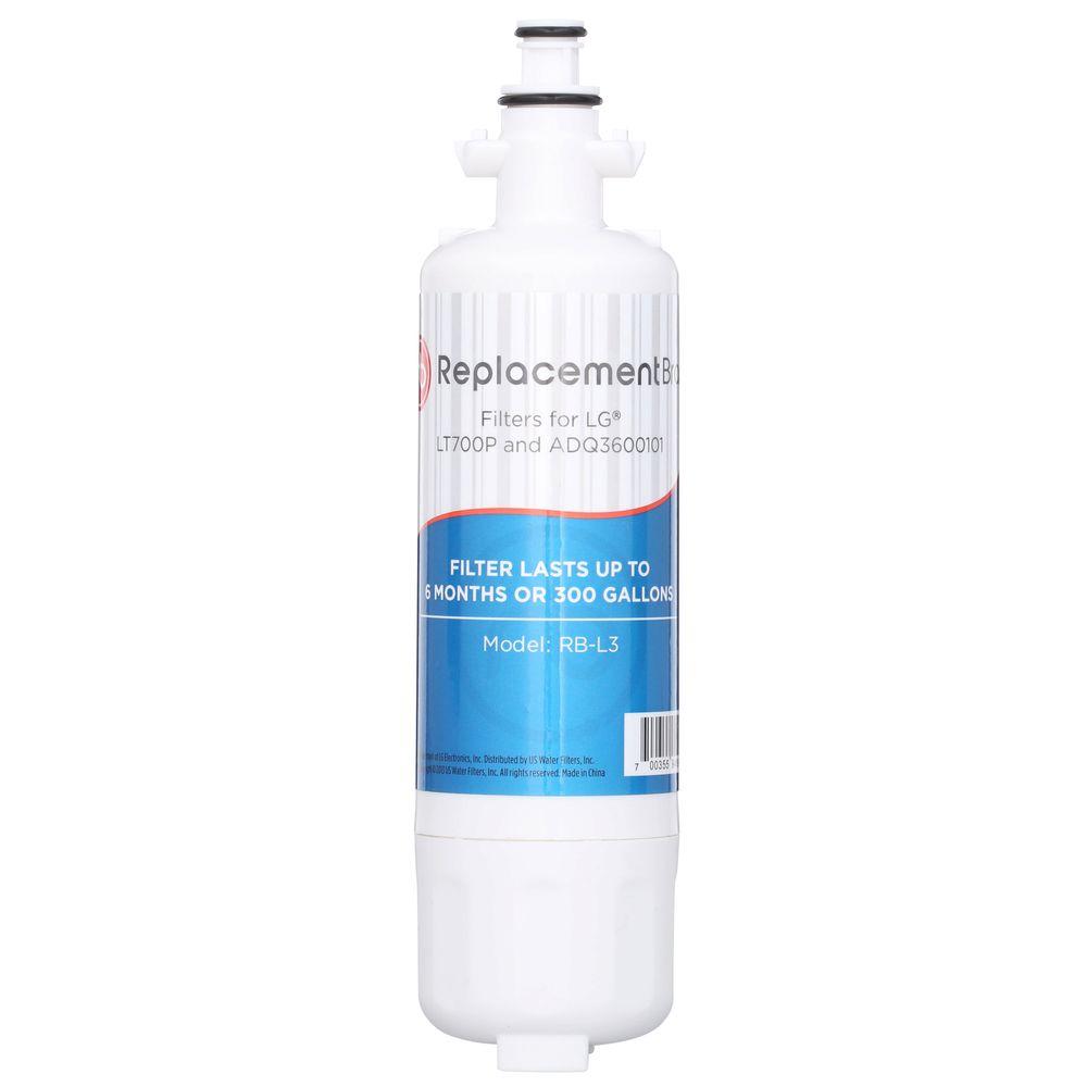 Replacementbrand Lt700p Comparable Refrigerator Water Filter Rb L3 The Home Depot