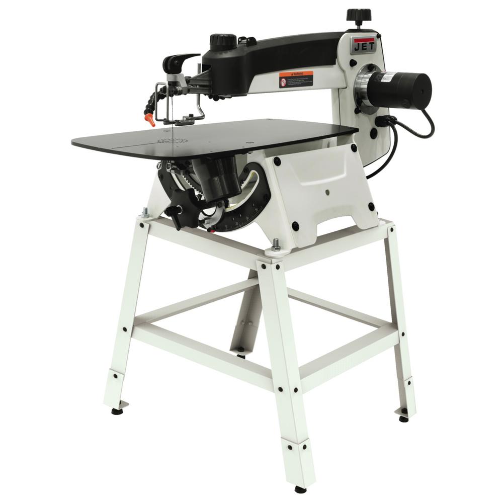 Jet 22 in. 120Volt Scroll Saw with Foot Switch, Scroll Saw JWSS22B727200B The Home Depot