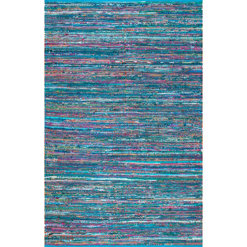 Nuloom Sabina Stripes Blue 4 Ft X 6 Area Rug Mgnm08b 406 Nuloom Sabina Stripes Blue 4 Ft X 6 Area Rug