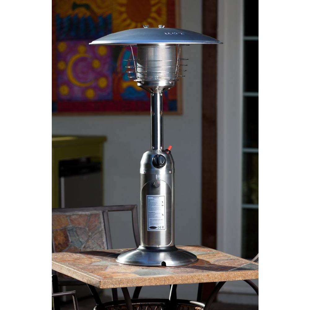Fire Sense 10 000 Btu Stainless Steel Tabletop Propane Gas Patio Heater 60262 The Home Depot - Fire Sense Patio Heater Reviews Fire Sense 10 000 Btu Stainless Steel Tabletop Propane Gas Patio Heater 60262 The Home Depot - Fire Sense Patio Heater Reviews