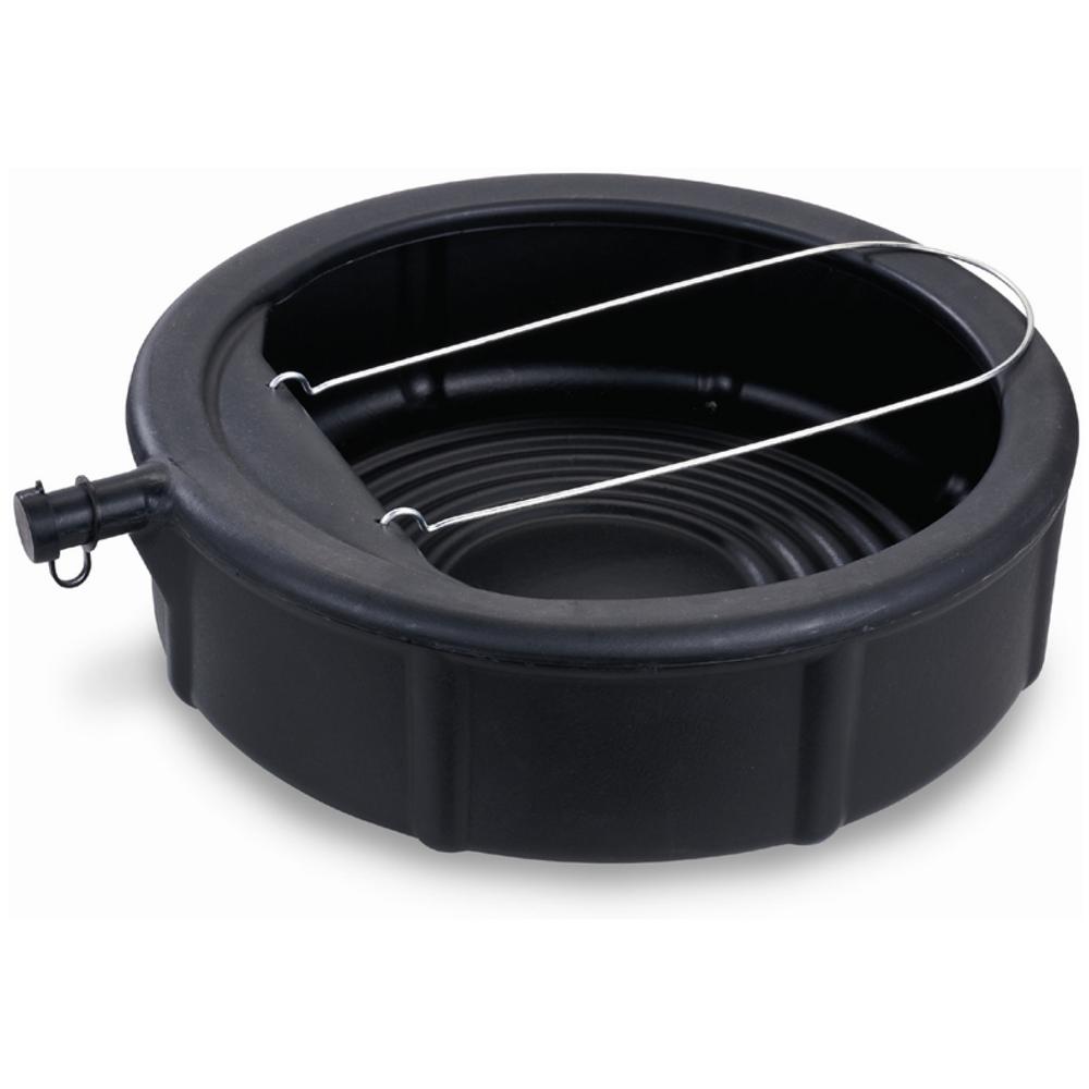 Lumax 5 Gal. Capacity Plastic Drain Pan with Wire LoopLX1629 The