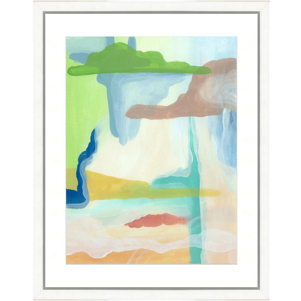 Vintage Print Gallery Pastel Watercolor Vii Framed Archival