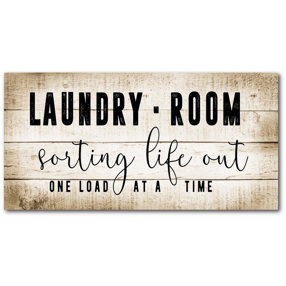 Courtside Market Laundry Room Gallery-Wrapped Canvas Nature Wall Art 24 in. x 12 in., Multi Color was $70.0 now $38.93 (44.0% off)