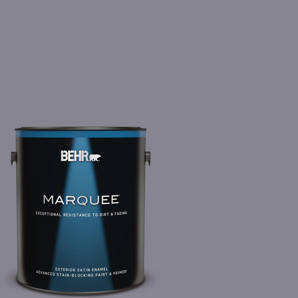 BEHR MARQUEE 1 gal. MQ503 Old Amethyst Satin Enamel Exterior Paint