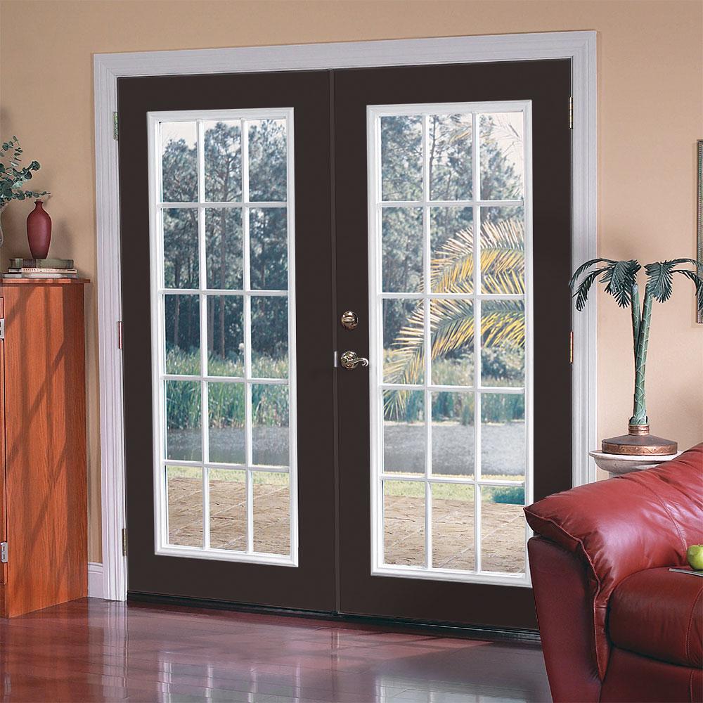 Masonite 72 In X 80 In Willow Wood Steel Prehung Right Hand