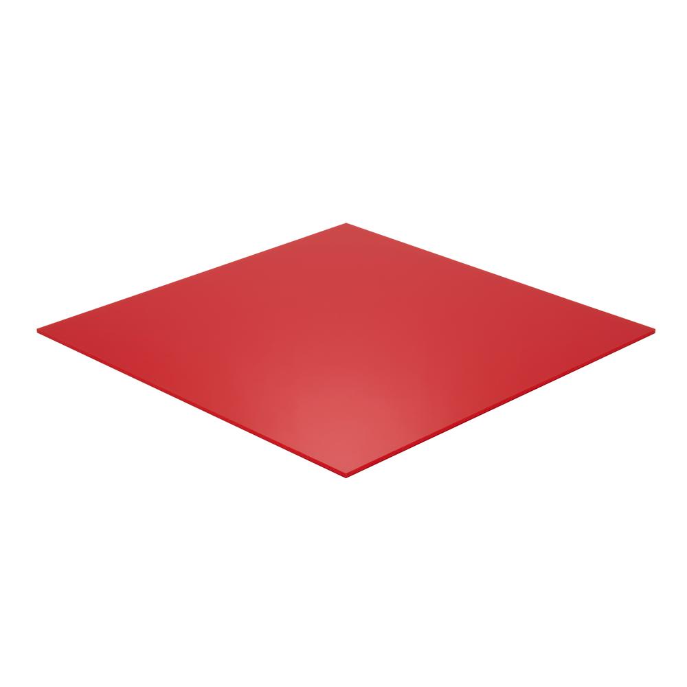40 x 55 x 1//8 Orange Translucent 6/% Falken Design Acrylic Plexiglass Sheet 2119