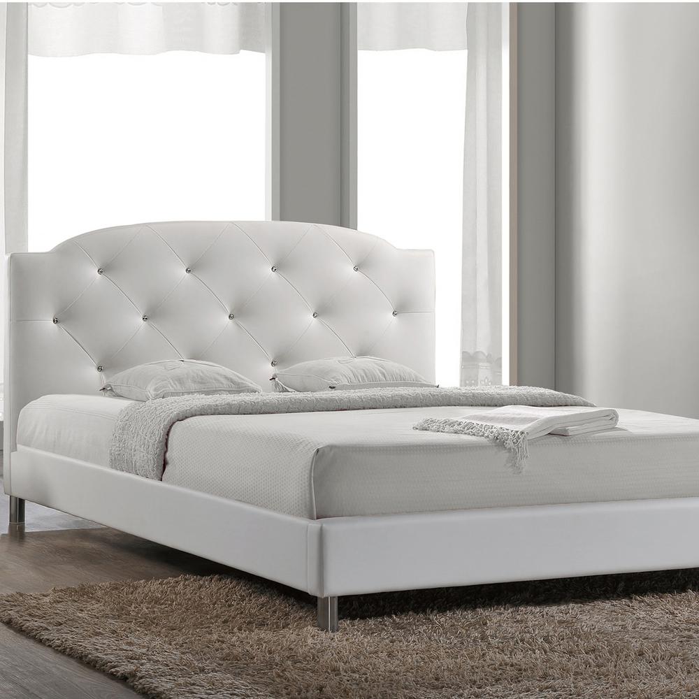 DMI Furniture Seaside Lodge Hand Rubbed White Queen Panel Bed5523500  The Home Depot