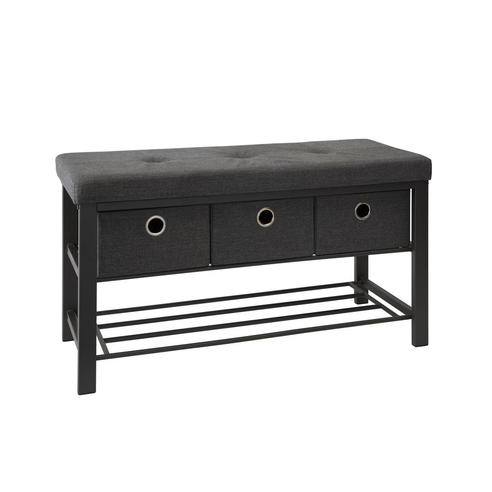 36 42 Shoe Storage Benches Shoe Storage The Home Depot