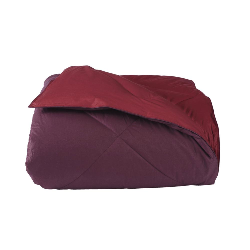 The Company St Tropez Plum Pomegranate King Down Reversible The Company St Tropez Plum Pomegranate King Down Reversible Comforter C2q1 K Plmpom Home Depot