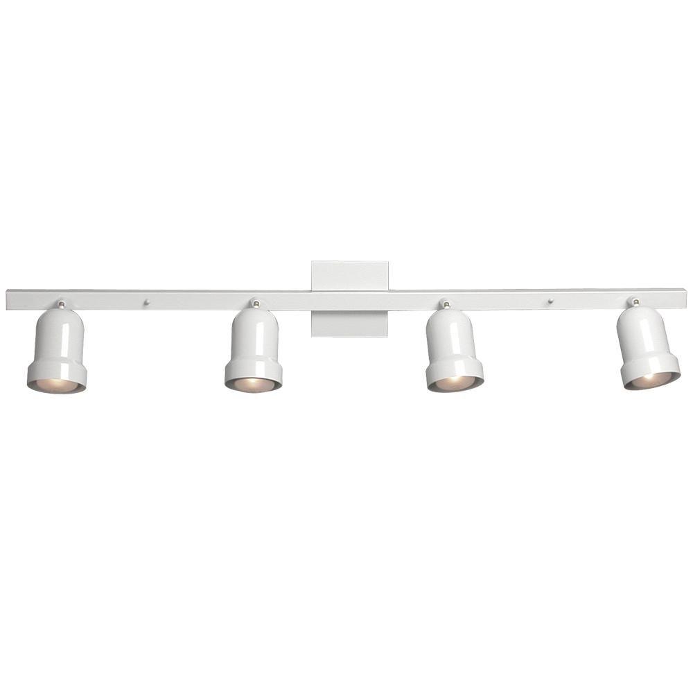 Filament Design Negron 4Light White Track Lighting with Directional