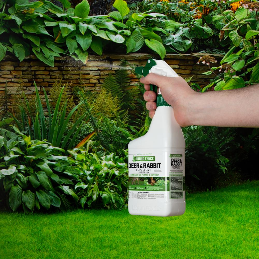 Liquid Fence 32 Oz Ready To Use Deer And Rabbit Repellent