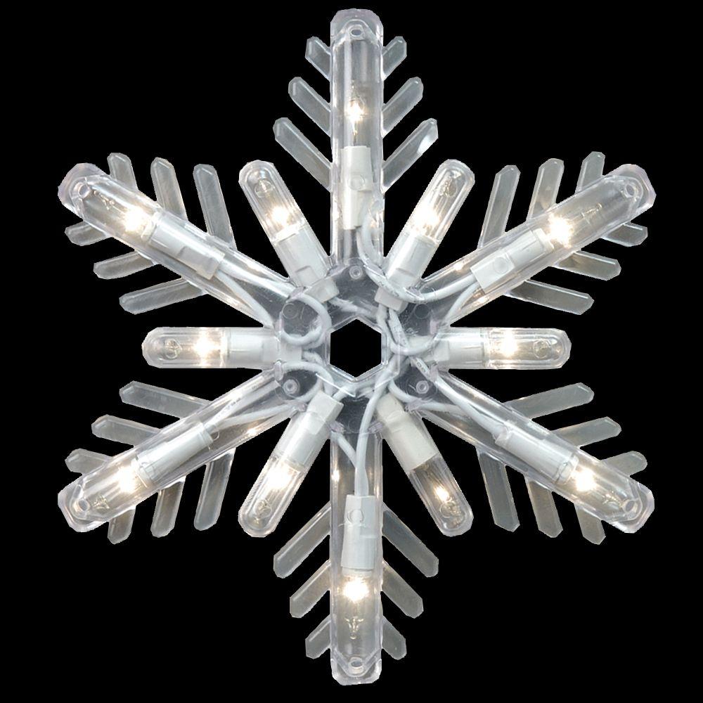 GE 150-Light Clear Random Sparkle Snowflake Icicle Light Set ...