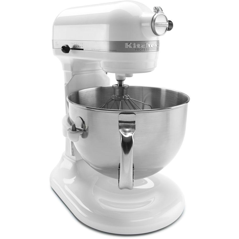 KitchenAid Professional 600 Series 6 Qt White Stand Mixer