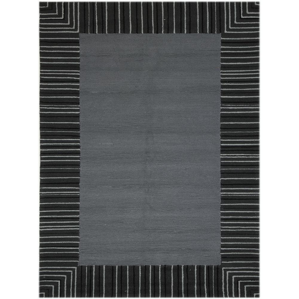 Pizazz Gray Striped Border 8 Ft X 11 Indoor Outdoor Area Rug Pizazz Gray Striped Border 8 Ft X 11 Indoor Outdoor Area Rug