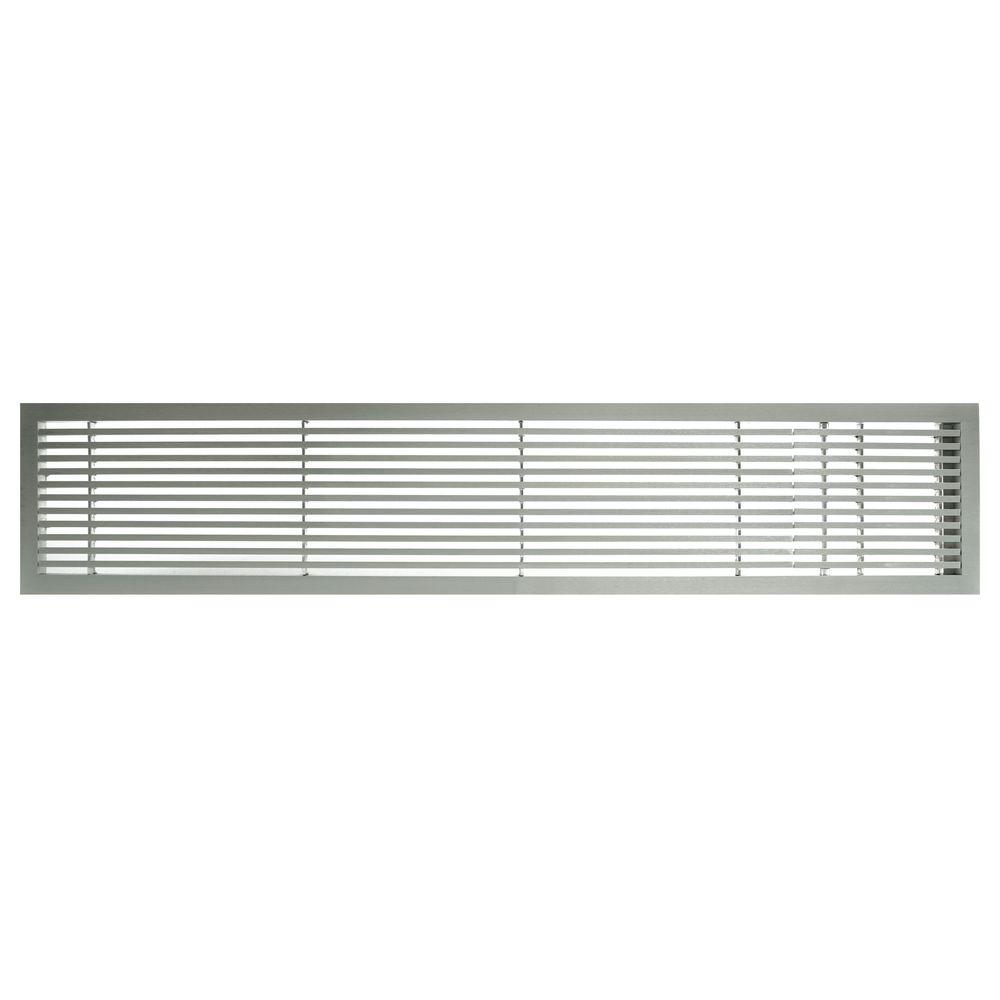 Architectural Grille AG20 Series 4 in. x 30 in. Solid Aluminum Fixed Bar Supply/Return Air Vent